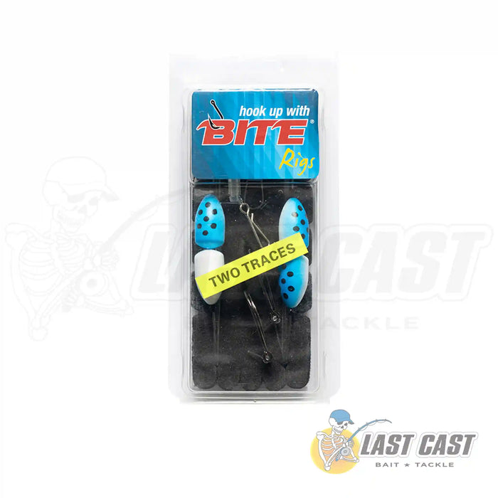 Bite Surfcasting Pulley Rig Floats Blue in Packaging