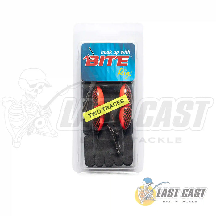 Bite Surfcasting Pulley Rig Floats Red Snake in Packaging
