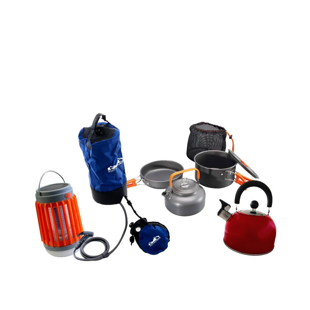 Mozzie Zapper Camp Shower Camping Cookware Set Camping Kettle