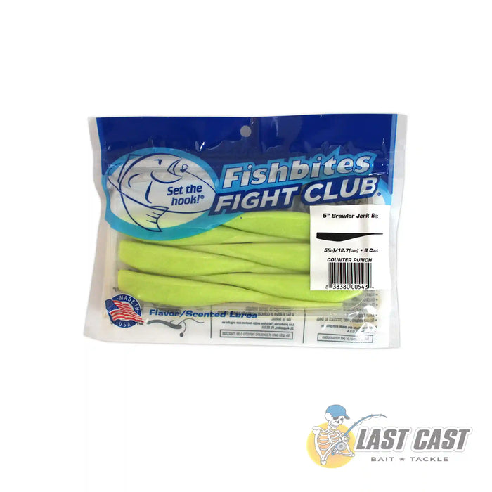 Fishbites Fight Club Lures Brawler Jerk Bait Counter Punch Package