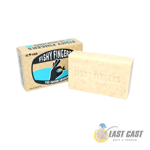 Fishy Fingers Odour Eliminator Fishing Soap with packaging