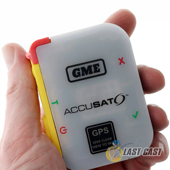 GME MT610G PLB with GPS Held in Hand