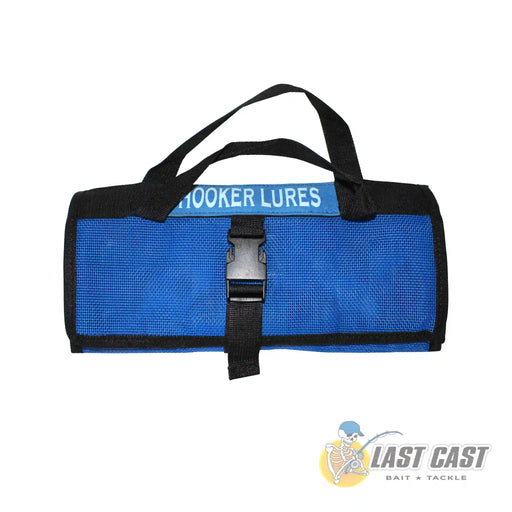 Hooker Lure Jig Storage Roll Bag with Pockets Medium Closed