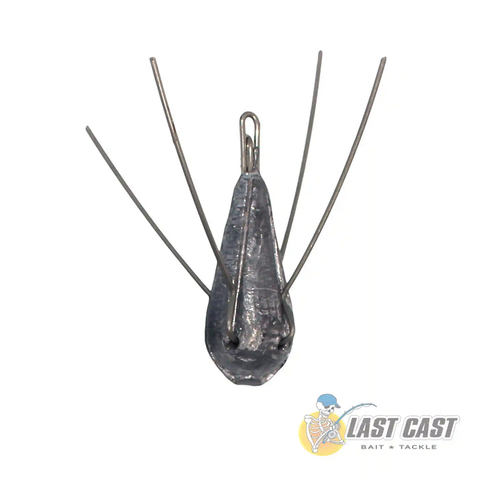 Last Cast Breakaway Sand Spike Sinker With Hook Retainer Size 4