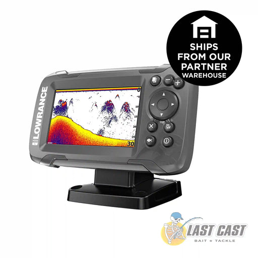 Lowrance HOOK2 4x Fishfinder Front Angle Left