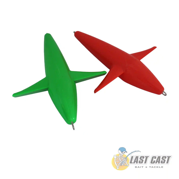 Sea Harvester Trolling Bird Teaser 23cm Front Right Angle Orange and Green