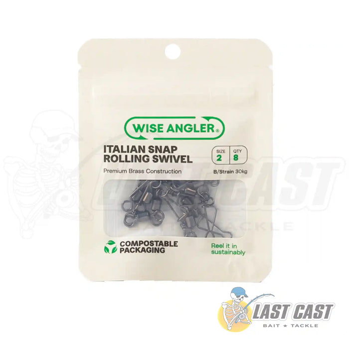 Wise Angler Impressed Rolling Swivel - Marine Tackle NZ - For all