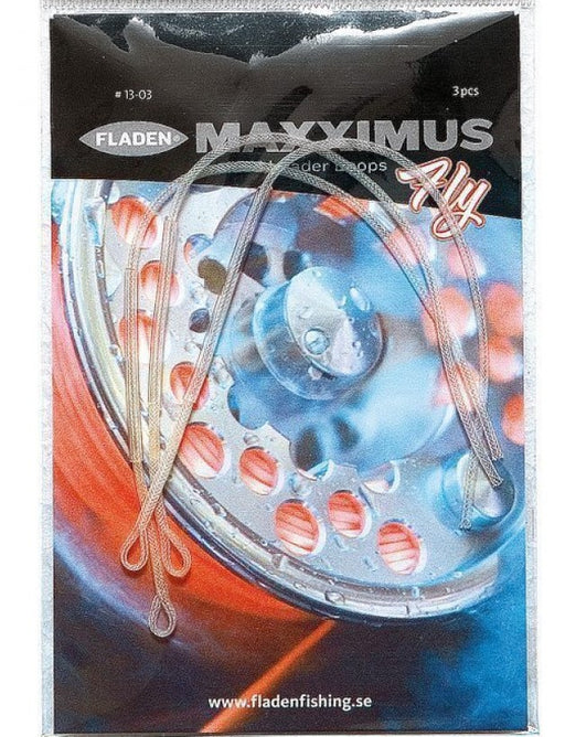 3 x FLADEN MAXXIMUS BRAIDED LEADER LOOPS FLY ROD Connectors trout salmon