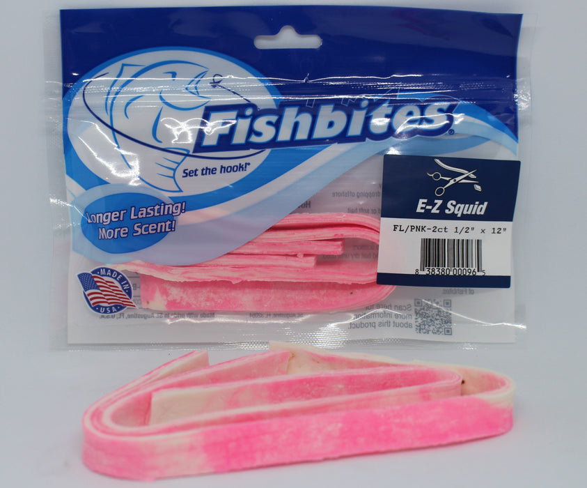 FISHBITES - E-Z - SQUID - PINK/FLESH
