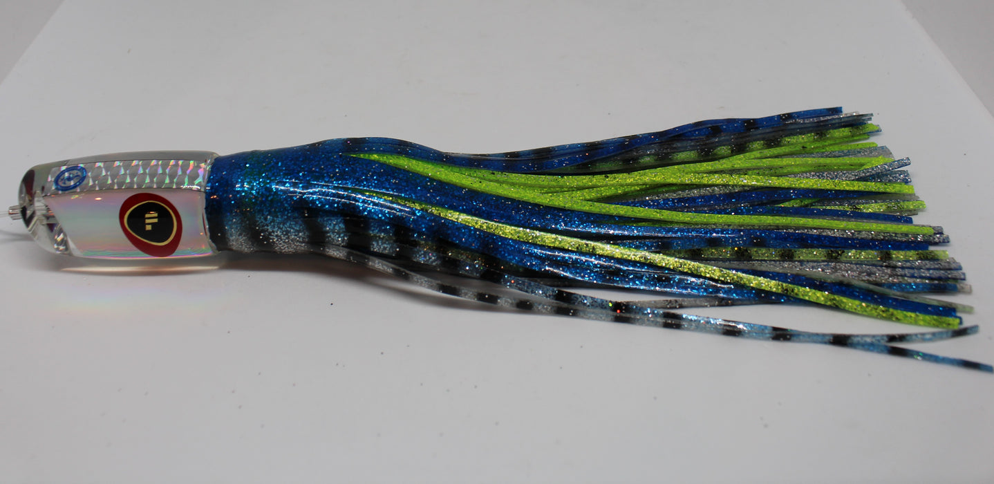 FRONTEIRA - SCORPIO SOFT COMET HEAD ANGLED - 11 INCH LURE  - BLUE SALAD III