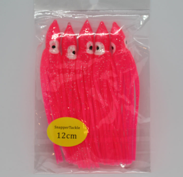 SNAPPER TACKLE - SQUID SKIRTS 12cm 5pk