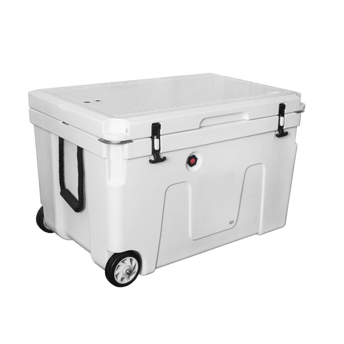 SOUTHERN OCEAN - 140L COOLER BIN WITH WHEELS AND VENT VALVE