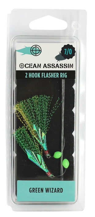 OCEAN ASSASSIN - GREEN WIZARD FLASHER RIG