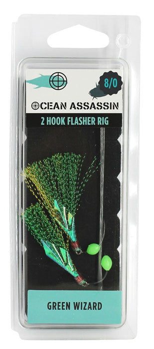 OCEAN ASSASSIN - GREEN WIZARD FLASHER RIG